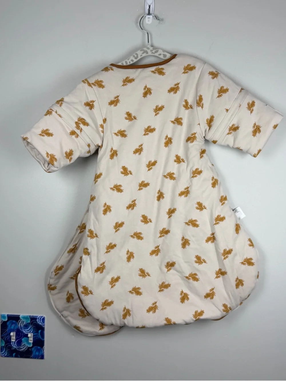 HOUSBAY Baby Sleep Bag Sack Wearable Blanket Sleep 2-Way Zipper Wheat Small 0-6